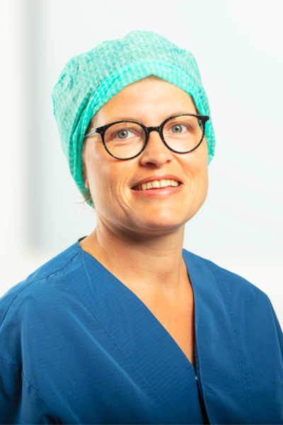 Operatie-assistente Petra Walhout bij Medcentric